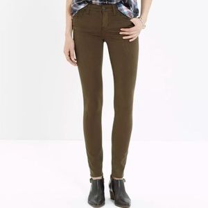 Madewell sateen skinny skinny